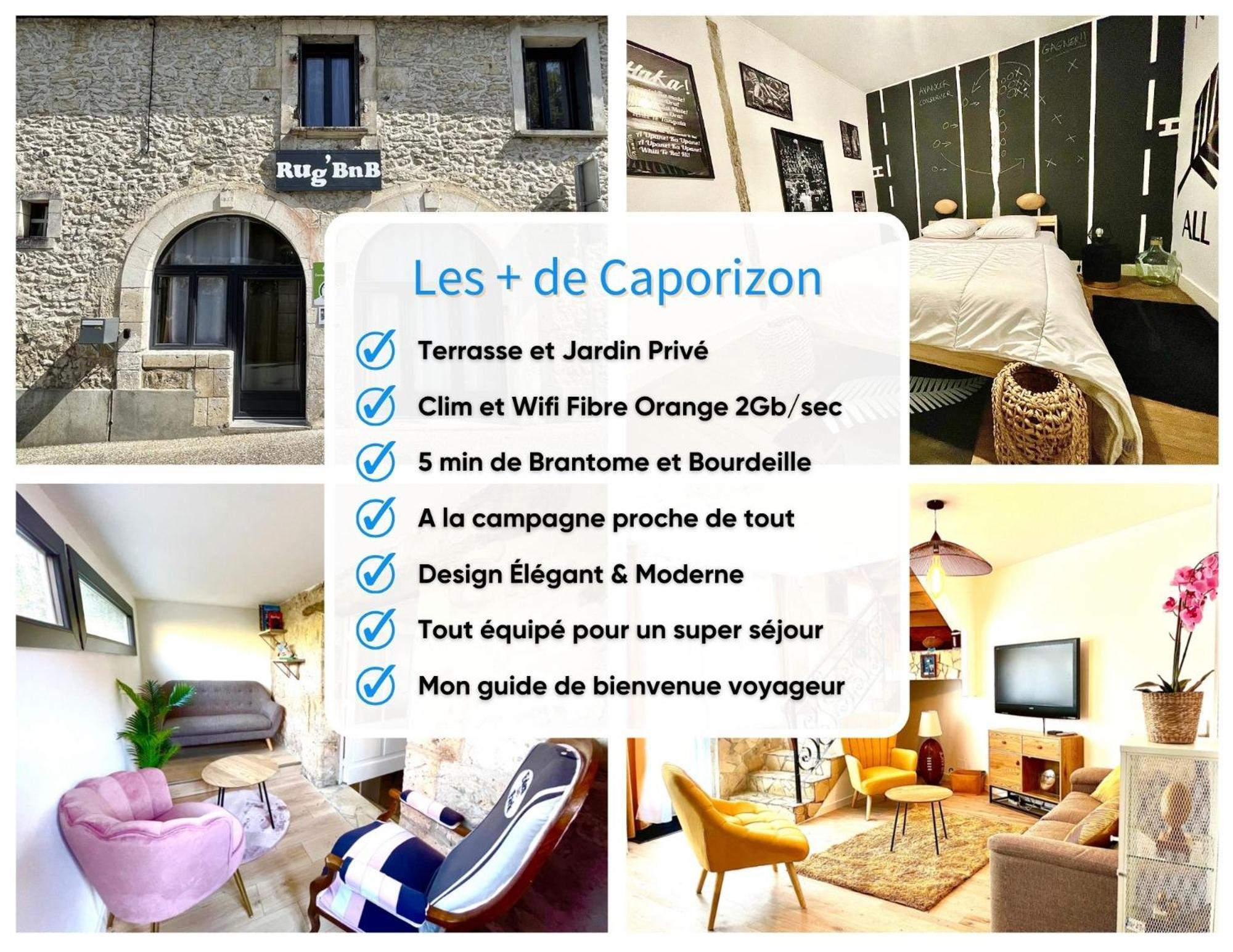 Caporizon-Rug'Bnb Gite-Brantome-6 Personnes Biras Exterior foto